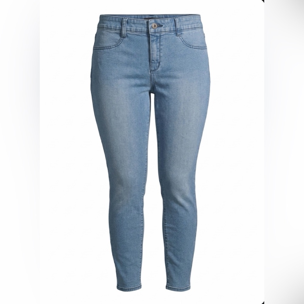 Arizona Jean Co. Super Skinny Light Wash Denim Jeans Size 13